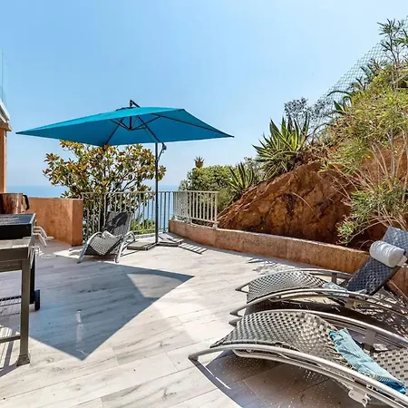 Holiday home Charming Riviera For 8 Guests Pool & Sea View